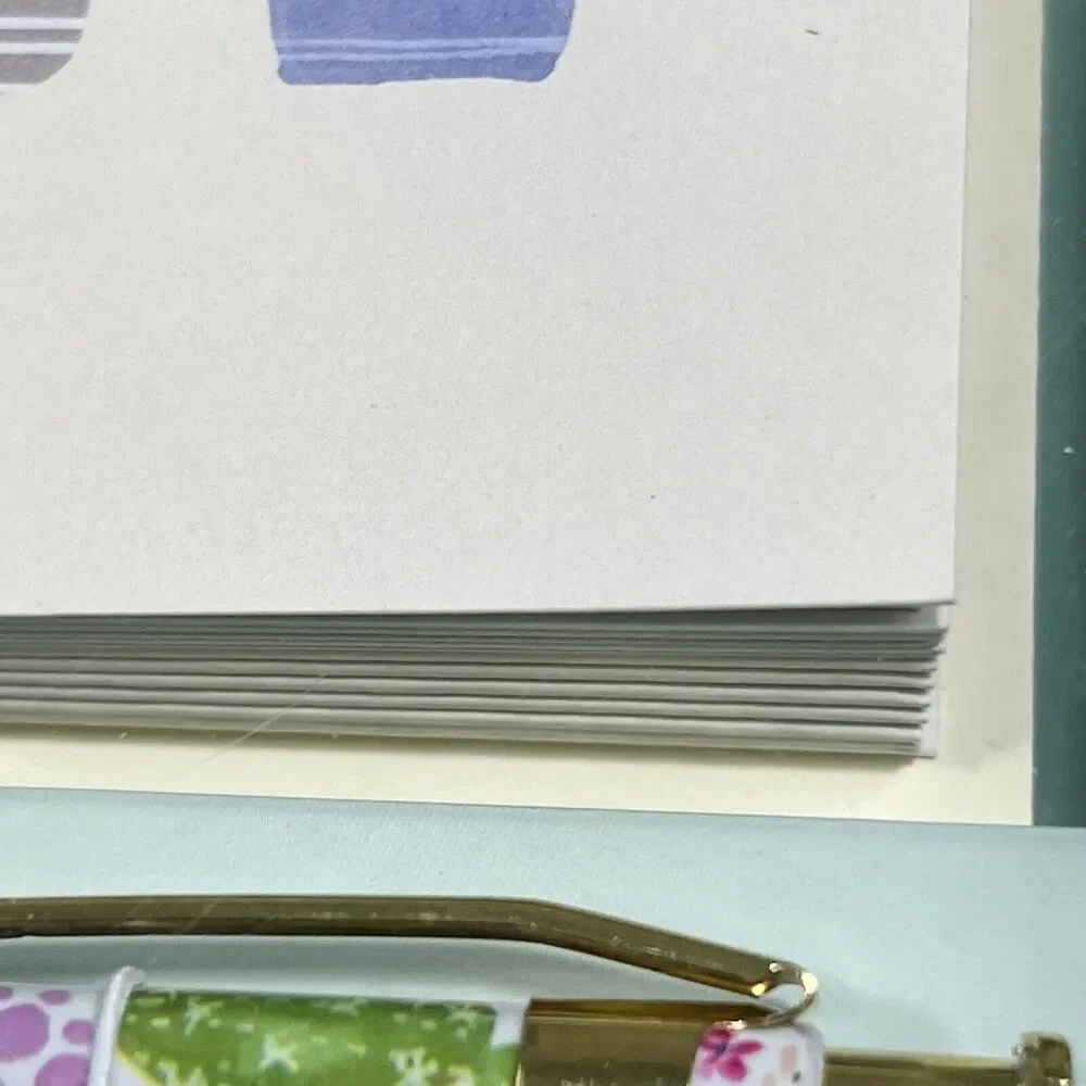 Clementine Cactus Thank You Cards and Pen Set of 16 Cards & Envelopes Succulents
